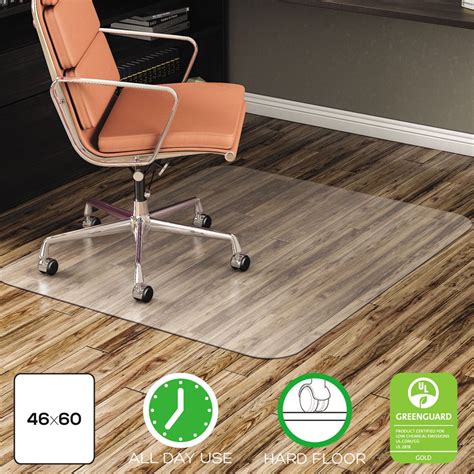 Deflecto Economat 46 X 60 Chair Mat For Hard Floor Rectangular