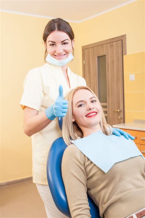 Confident Dentist Nurse Stock Image Image Of Hygienist 53500553