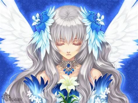 Anime Kida Angel Anime Girls Blue Rose Angel Anime Girls Anime Angel