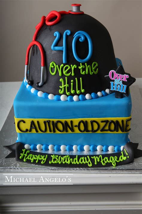 Old Zone 76milestones Over The Hill Cakes 40th Birthday Cakes Cake