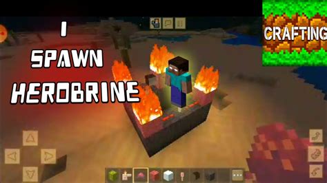 How To Spawn Herobrine In Crafting And Building Youtube