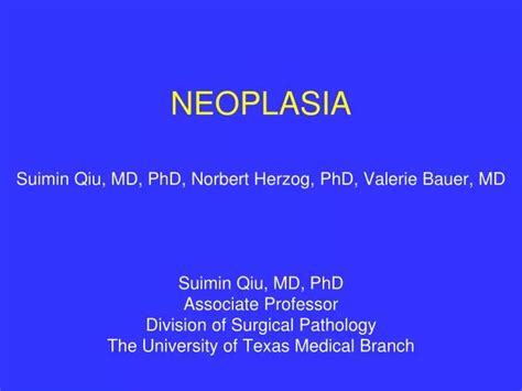 Ppt Neoplasia Powerpoint Presentation Free Download Id6330688