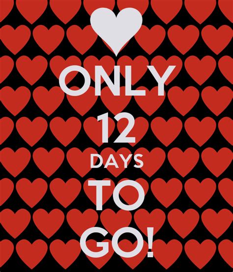 Only 12 Days To Go Poster Vicky Keep Calm O Matic