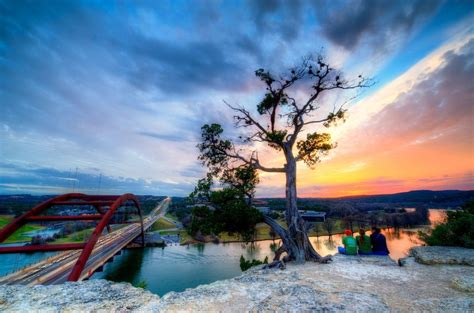 Watching The Sunset Austin Texas By Nomadic Pursuits Travel