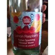 Sparkling natural mineral water 12pk. Whole Foods Lemon Raspberry Italian Sparkling Mineral ...