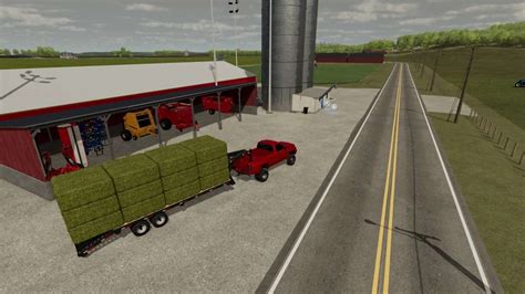 Lizard Gooseneck Bale Trailer Autoload V10 Fs22 Mod