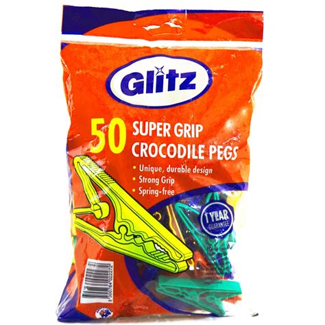 Glitz Crocodile Pegs 50pk Bunnings Warehouse