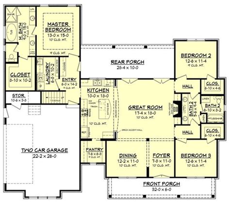 2000 Square Foot Home Floor Plans