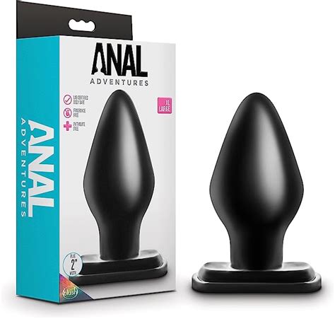 anal adventures xl anal plug black uk health and personal care