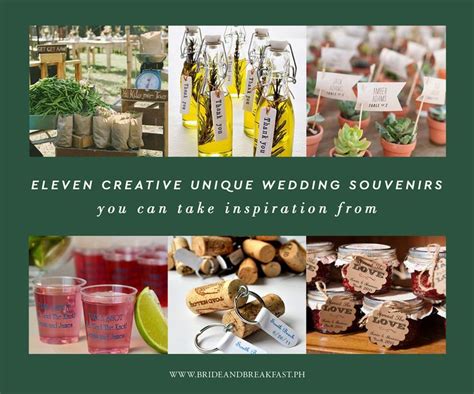11 Creative Wedding Souvenirs You Can Take Inspiration From Unique