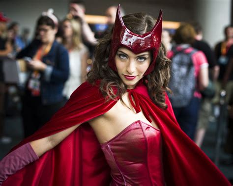 Comic Con Scarlet Witch Cosplay Woman Scarlet Witch Cosplay