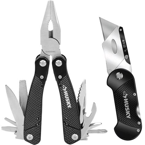 Multi Tool And Utility Knife Set 2 Piece 97955 The Home Depot