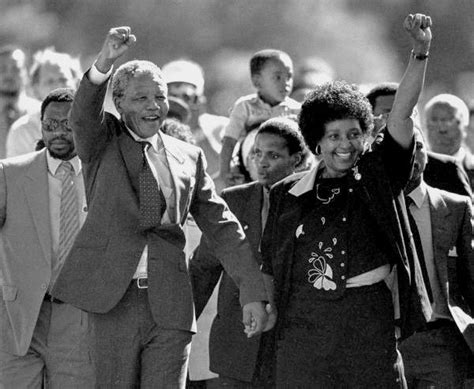 After Spending 27 Years In Prison Nelson Mandela Released From Prison In February 1990 Nelson