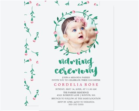 Naming Ceremony Invitation 15 Examples Format Pdf Examples