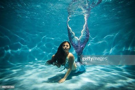 Mermaid Swimming Pool Photos And Premium High Res Pictures Getty Images