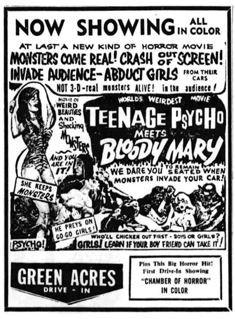 pin by mark hackett on vintage drive in theater horror ads horror posters movie monsters