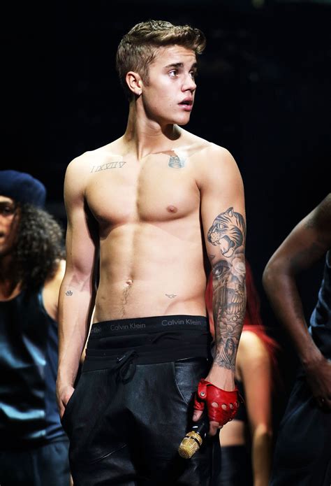 justin bieber showed off shirtless on stage in beijing in september the 35 sexiest shirtless