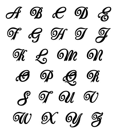 Best Fonts Alphabet Free Printable Pdf For Free At Printablee Porn