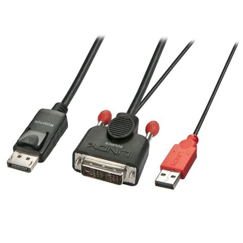 In addition to the easy operation it. 1m DVI-D (with USB) to DP Active Adapter Cable, Black ...