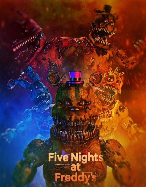 Five Nights At Freddy S Movie Poster Fanmade By Megasaur On Deviantart In Five