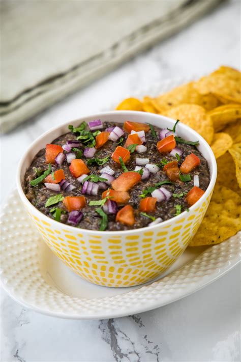 Black Bean Dip Recipe 5 Mins Only Spice Up The Curry