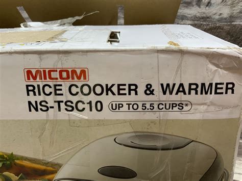 Zojirushi NS TSC10 Micom Rice Cooker And Warmer 5 5 Cup EBay