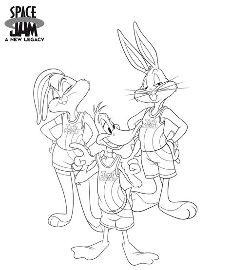 Looney Tunes Squad Coloring Page Coloring Pages Looney Tunes