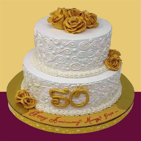 Update 78 Golden Jubilee Birthday Cake Images Super Hot Indaotaonec
