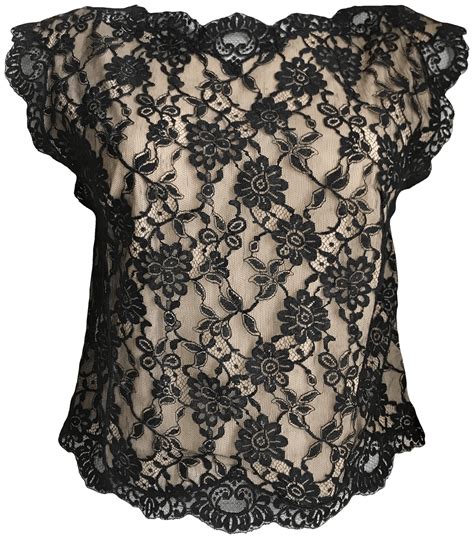 Vintage 80s Black Lace Top By Gossard Shop Thrilling