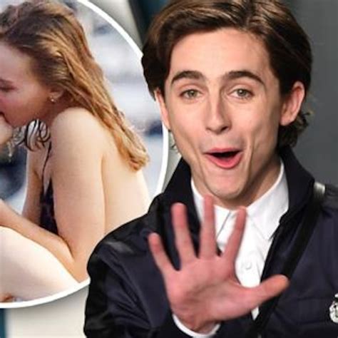 timothee chalamet speaks out on lily rose depp kissing photos