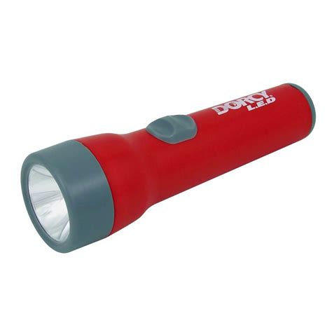 Dorcy Deluxe High Impact Resin Led Flashlight Red 41 2460 The Home Depot