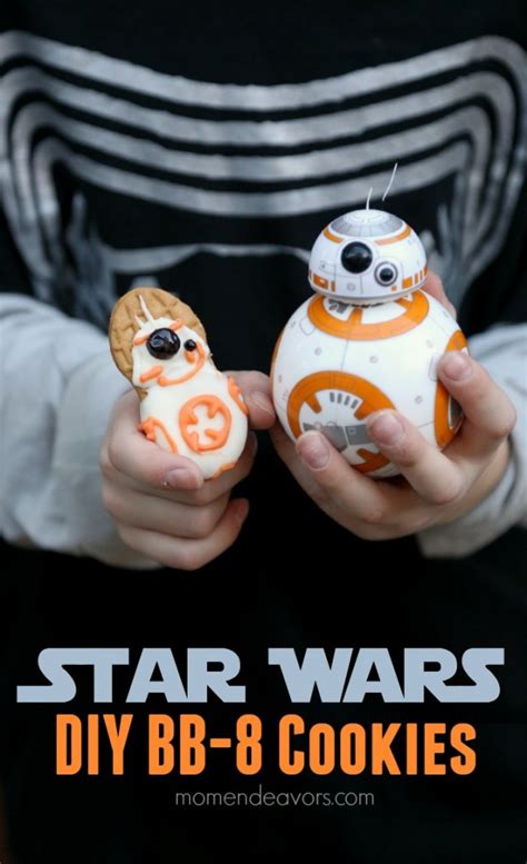 Diy No Bake Star Wars Bb 8 Cookies