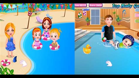 Baby Hazel Swimming Compilation 2014 Best Cute Baby Games Baby Hazel
