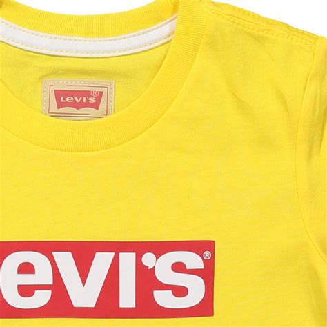 Levis Kids Levi T Shirt Bright Yellow Yellow