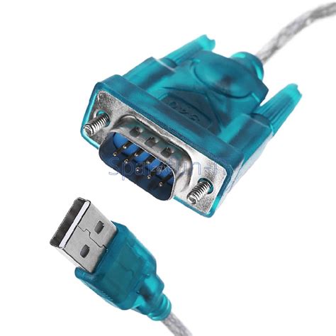 USB To RS232 Serial Port 9Pin DB9 Cable Serial COM Port Adapter