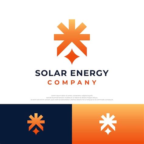 Plantilla De Diseño De Logotipo De Casa De Energía Solar Solar Vector