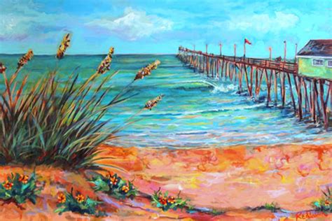 Custom Outer Banks Map Art Painting