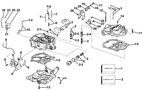 Diagram Quadrajet Carburetor