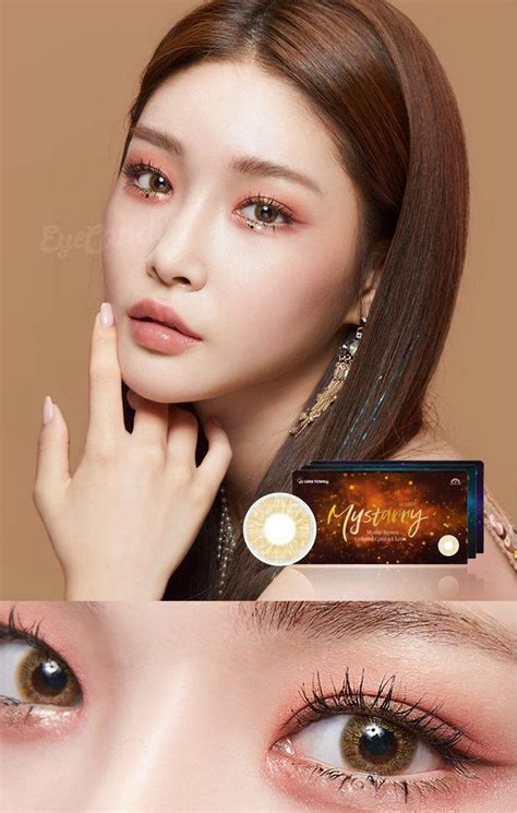 Lenstown Mystarry Brown Best Colored Contacts Dark Eyes Colored