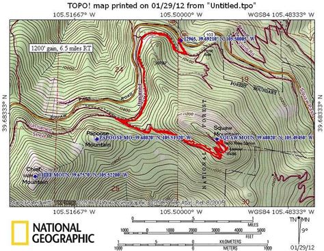 Topo Map From The Lower Road Photos Diagrams And Topos Summitpost