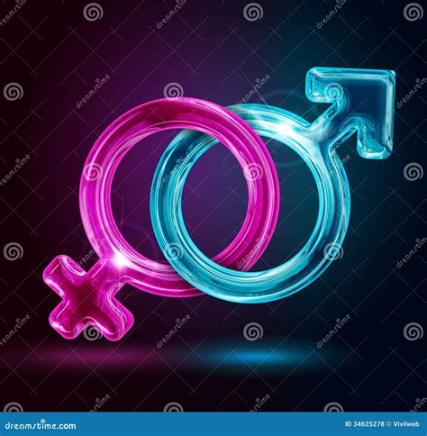 Female Gender Symbol Wireframe Digital 3d Illustration Low Poly Women