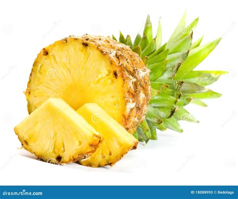 Fresh Slice Pineapple Stock Photos Image 18088993