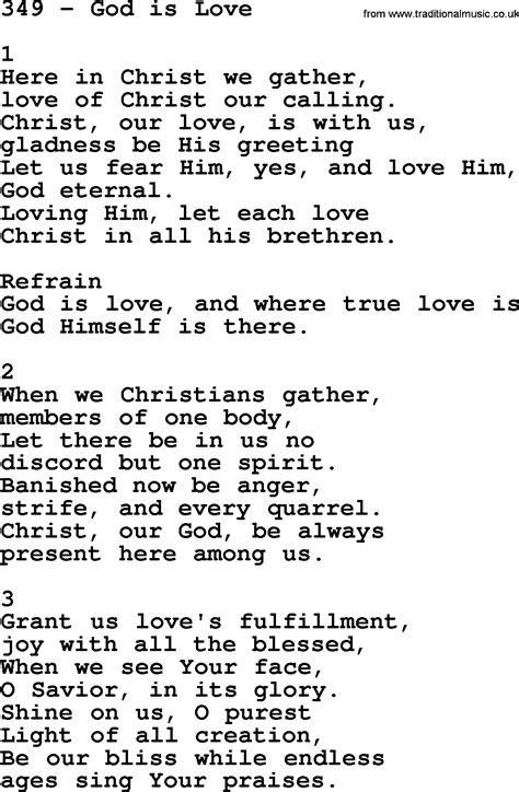 Adventist Hymnal Song 349 God Is Love With Lyrics Ppt Midi Mp3