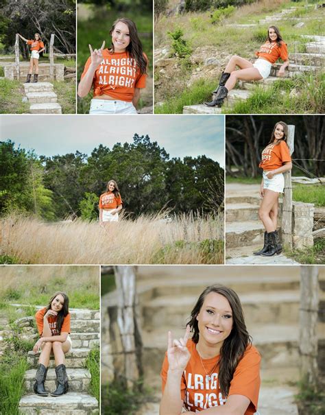 A Woman In An Orange Shirt And White Shorts Sitting On Steps With Her