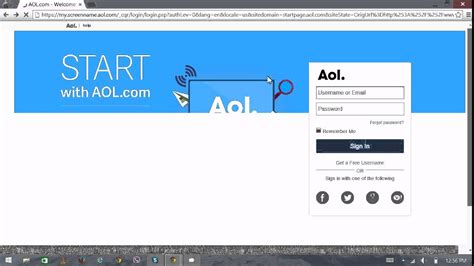 How To Login Aol Mail On Your Computer Aol Mail Sign In Tutorial Youtube