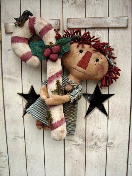 Primitive Country Christmas Christmas Dolls Christmas Candy Cane