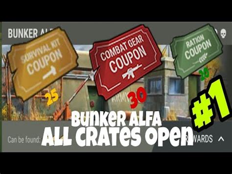 Open Bunker Alfa All Crates Red Coupons Crate Got Flame Thrower Gun