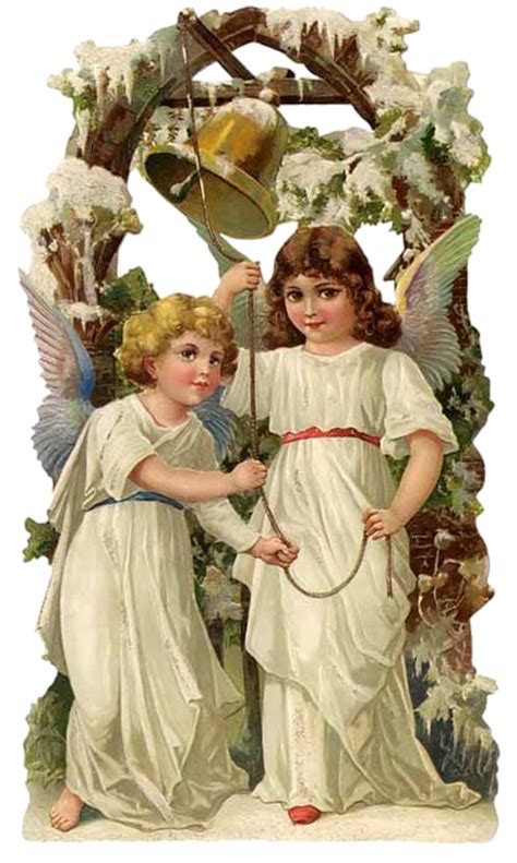 Pin by snowblue on Illustration: Christmas Angels | Victorian angels, Vintage holiday postcards ...