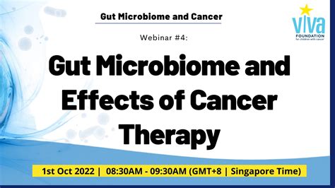 Gut Microbiome And Effects Of Cancer Therapy Viva Foundation For