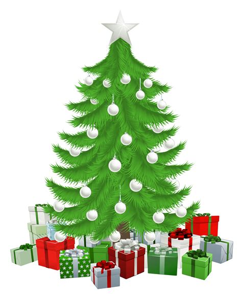 With these christmas tree png images, you can directly use them in your design project without cutout. Transparent Christmas Tree with Presents Clipart Picture ...